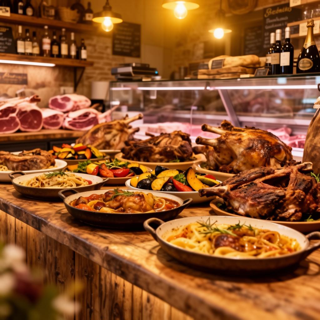 Reparto gastronomia con piatti pronti caldi de Il Piacere della Carne